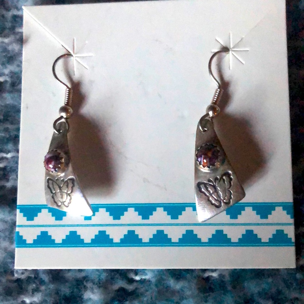 Sterling Silver Butterfly Earrings